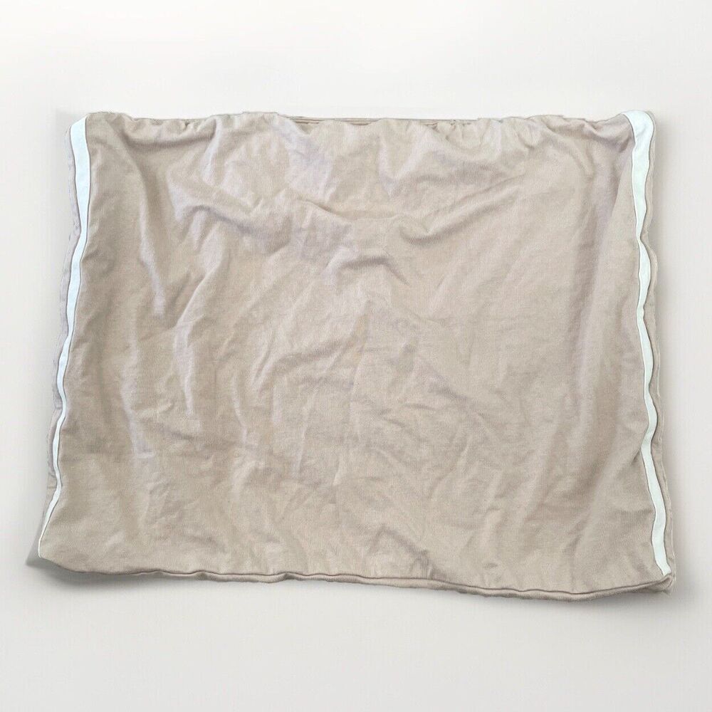 Cotton : On Beige White Striped Side Stripe‎ Casual L Tube Top Strapless Tubetop